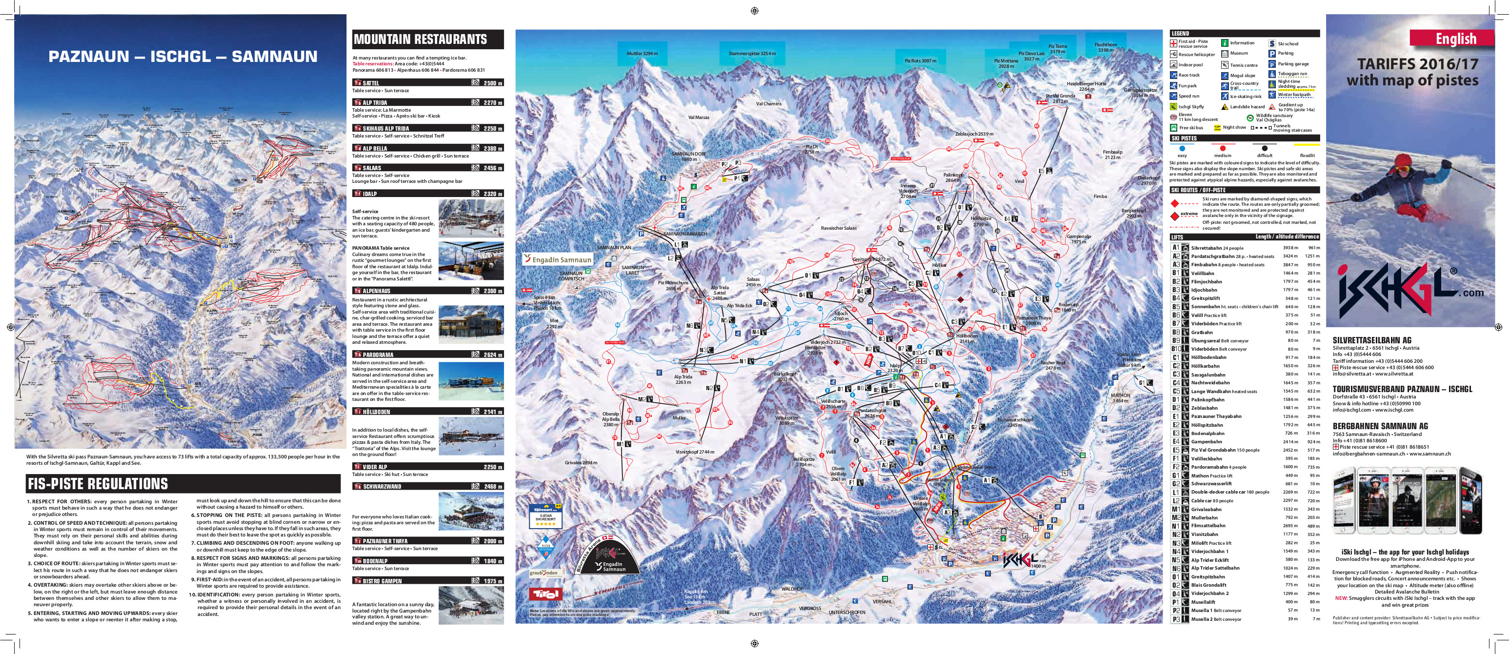 Ischgl Ski Map Free Download