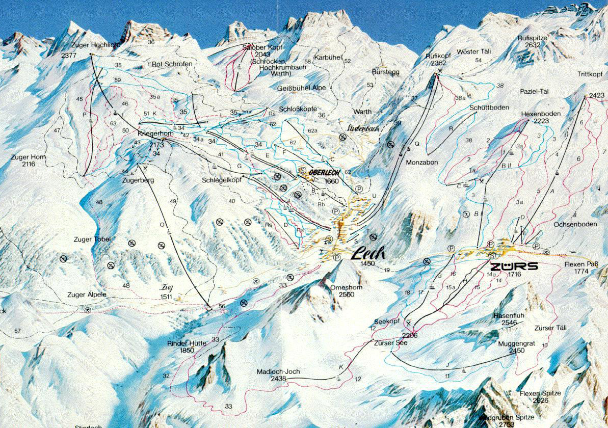 Lech Ski Map Free Download