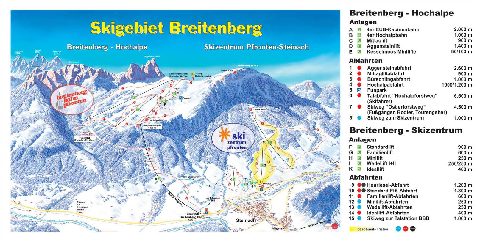 Pfronten Ski Map Free Download