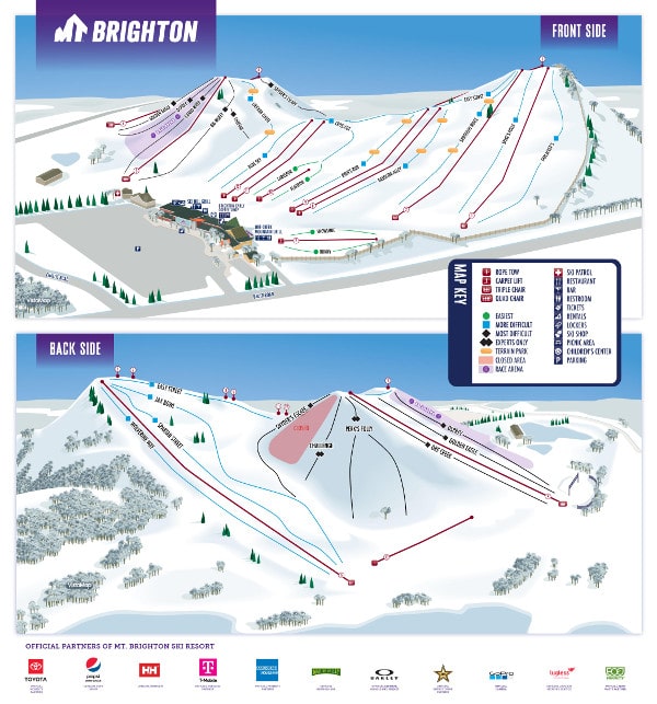 Mount Brighton Ski Trail Map Free Download