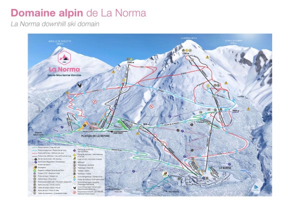 La Norma Ski Trail Map Free Download