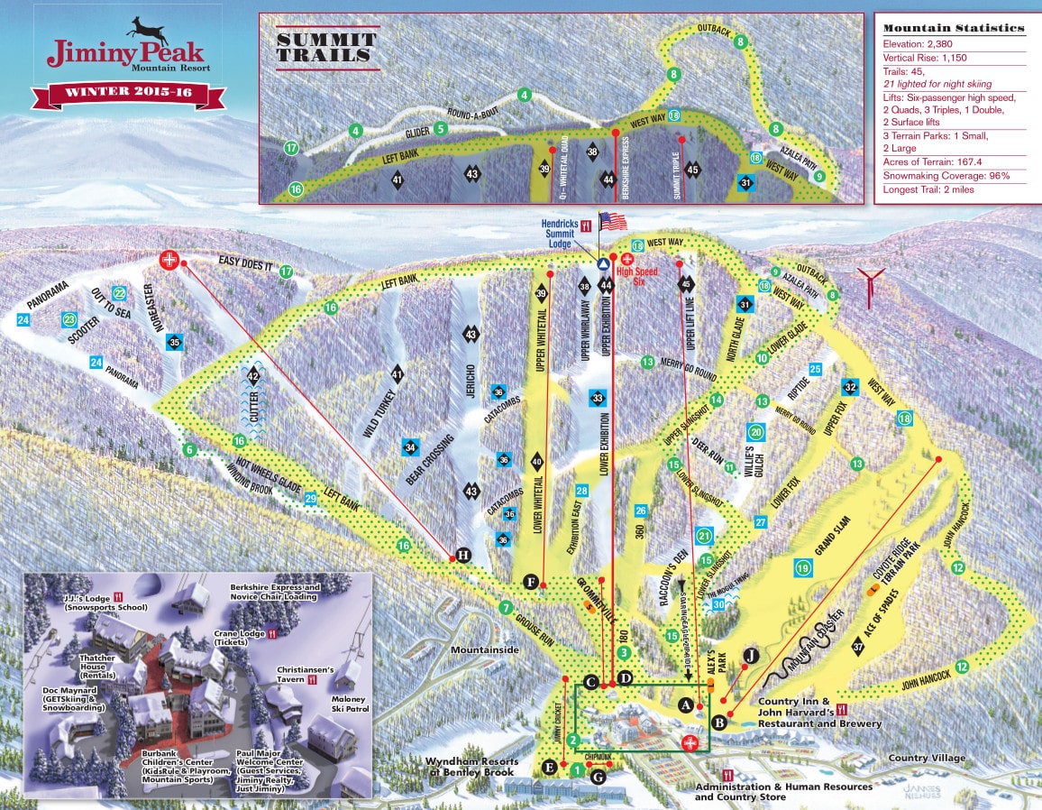 Jiminy Peak Ski Trail Map Free Download