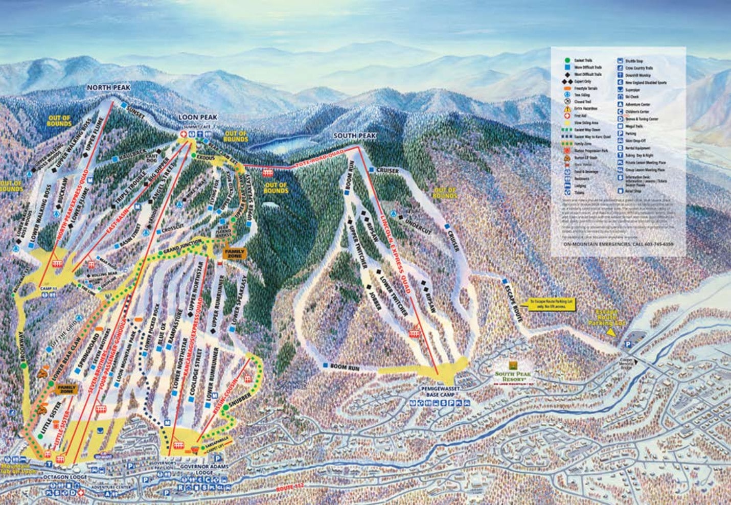 Loon Ski Trail Map Free Download