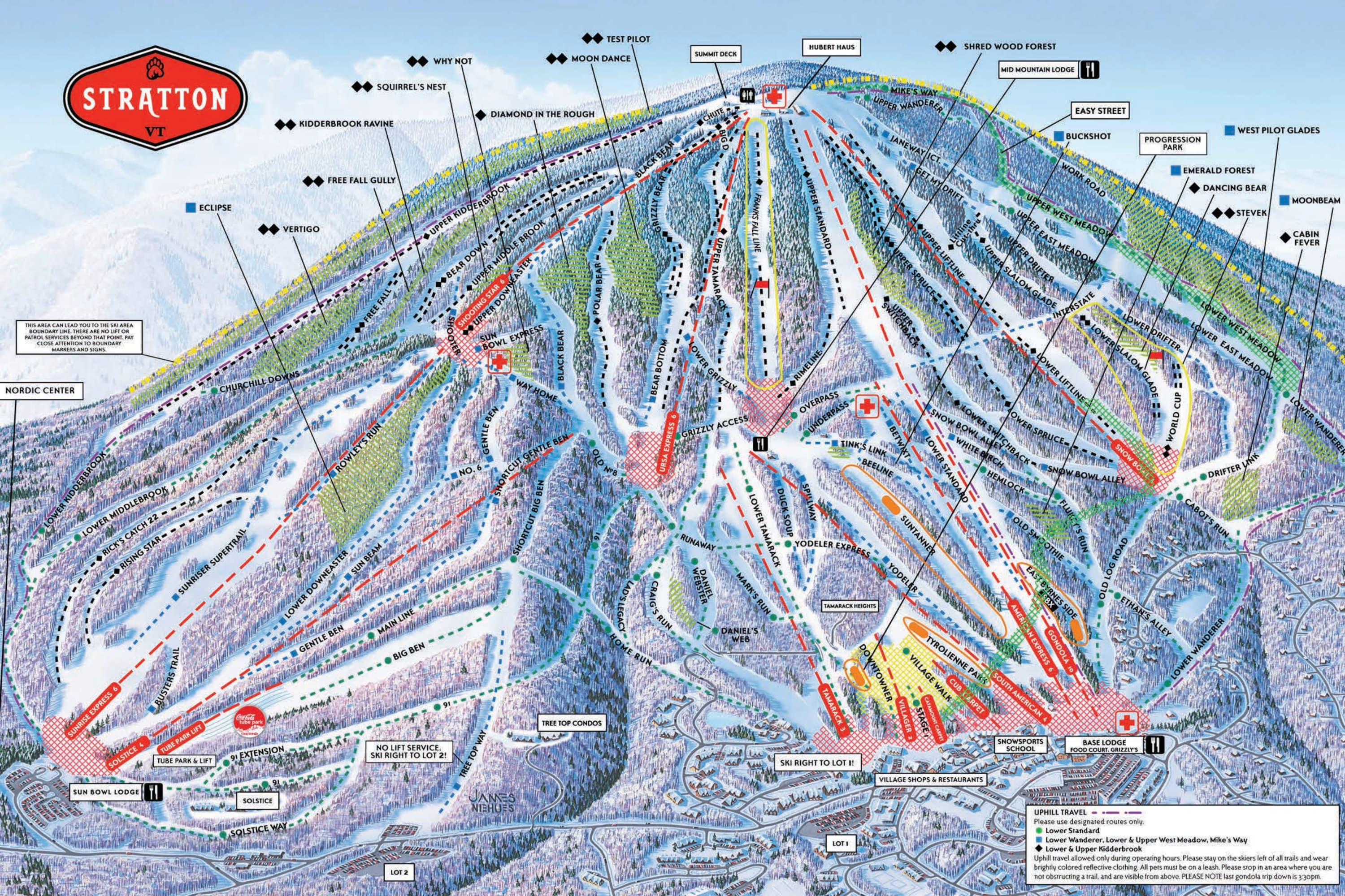Ski Resort Trail Maps