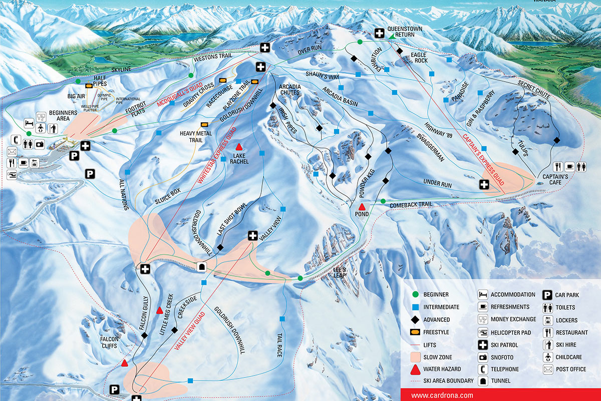 Cardrona Ski Map Free Download