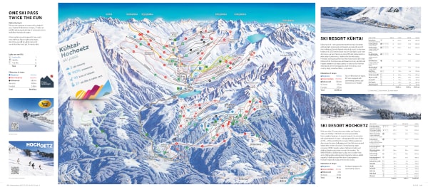 Kühtai Ski Trail Map