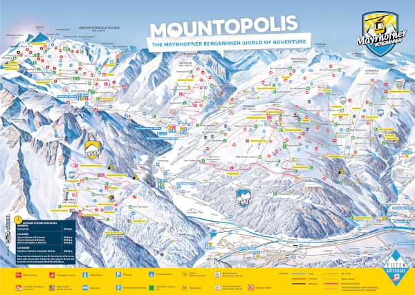 Mayrhofen Ski Trail Map
