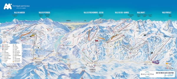 Alto Campoo Ski Trail Map