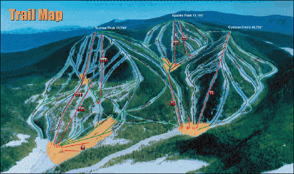 Sun Rise Park Ski Trail Map
