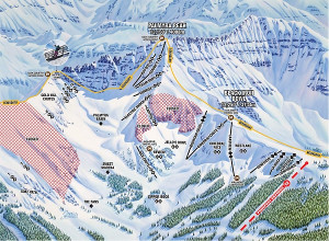 Telluride Ski Resort Ski Trail Map